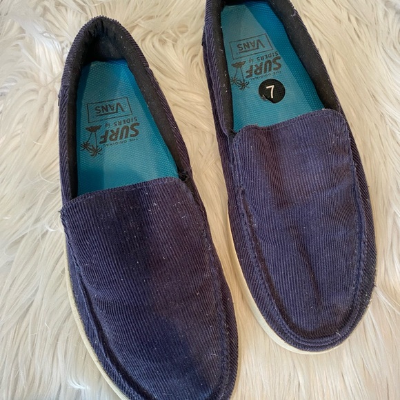 Vans surf siders men’s size 7 - Picture 1 of 3